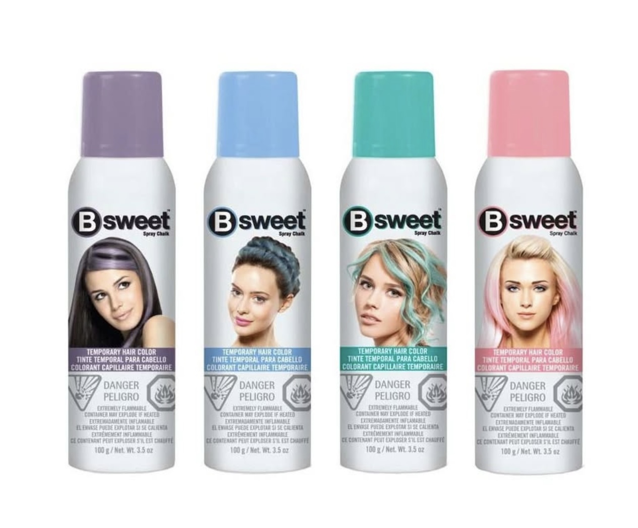 B Sweet Temporary Hair Color Spray Chalk – 100g / 3.5 oz