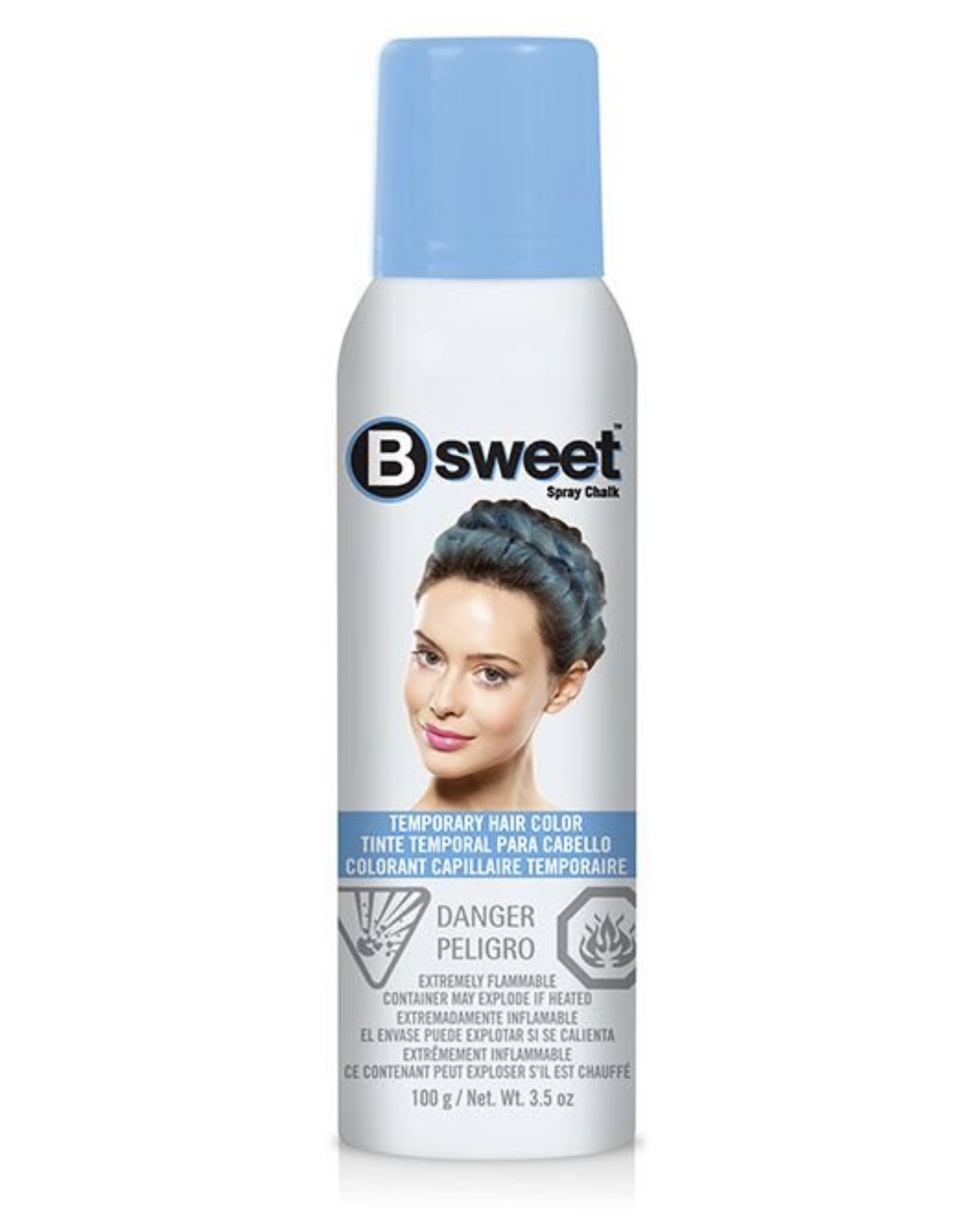 B Sweet Temporary Hair Color Spray Chalk – 100g / 3.5 oz - Image 3